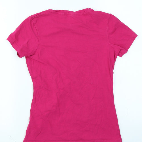 Skinnifit Womens Pink   Basic T-Shirt Size XS