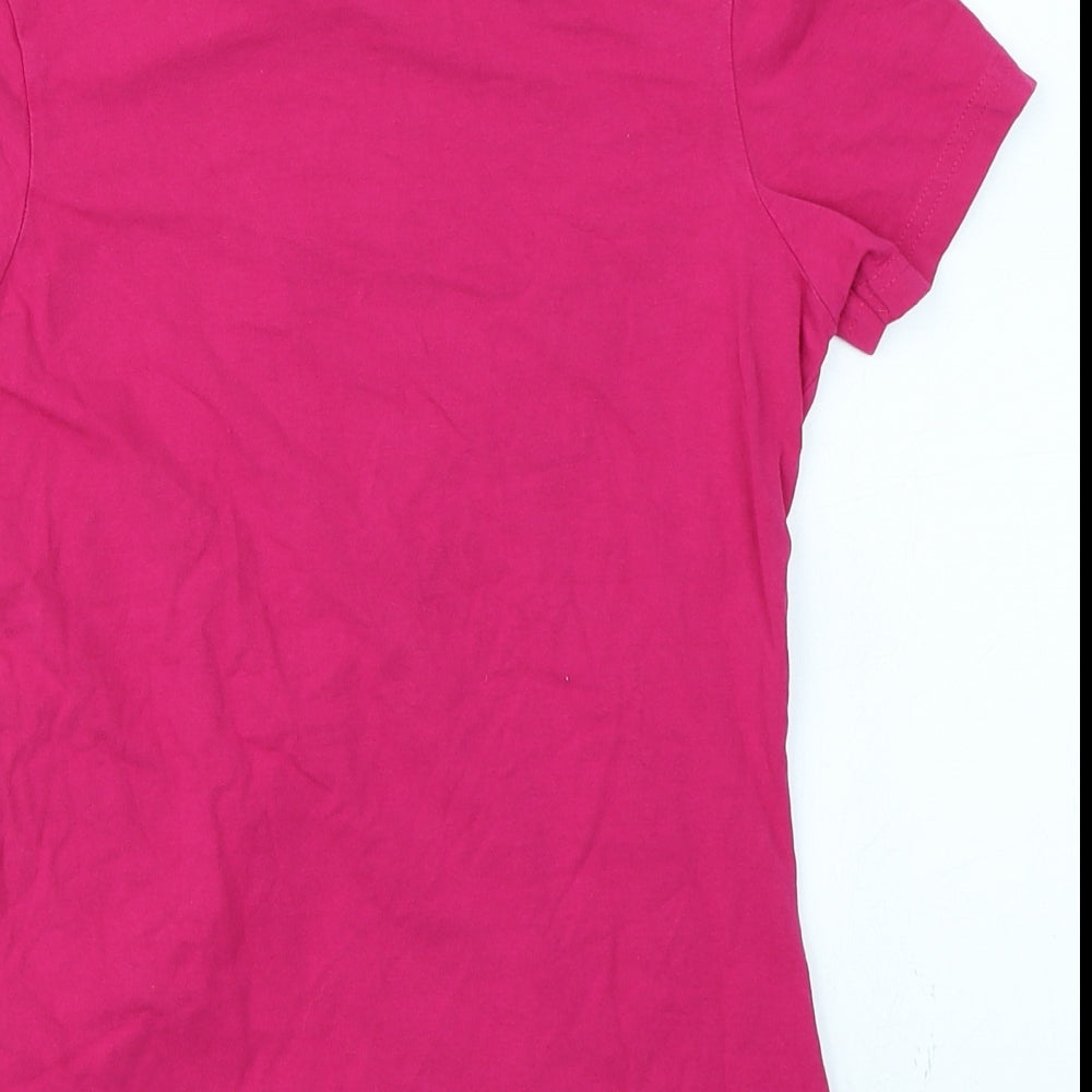 Skinnifit Womens Pink   Basic T-Shirt Size XS