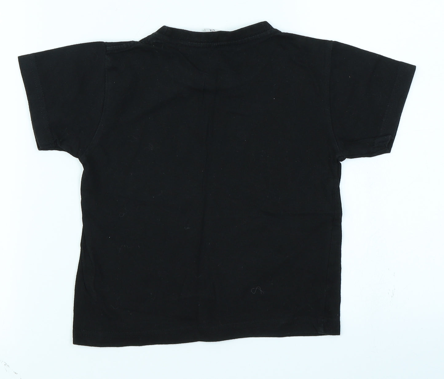 anbor Boys Black   Basic T-Shirt Size 3-4 Years