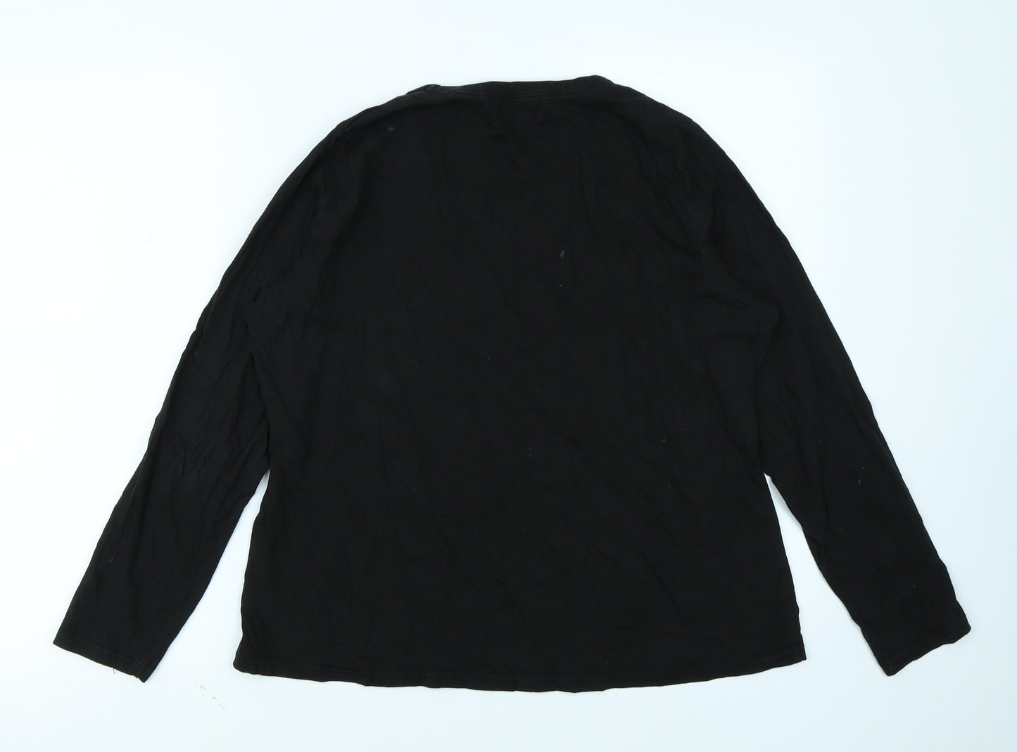 F&F Womens Black   Basic T-Shirt Size 16