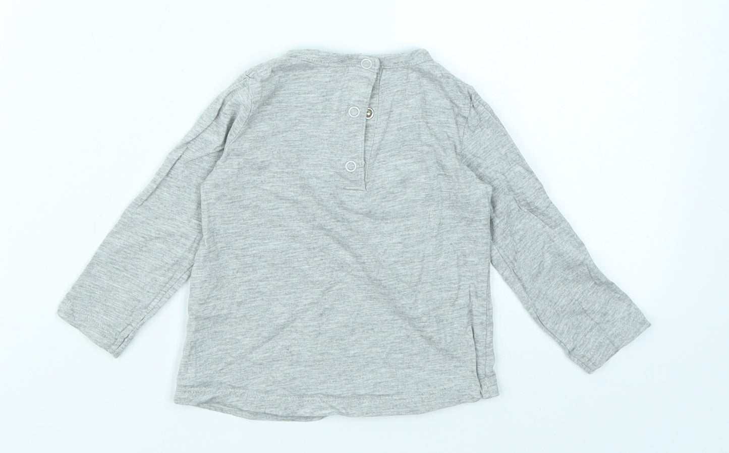 RR Boys Grey   Basic T-Shirt Size 12 Months