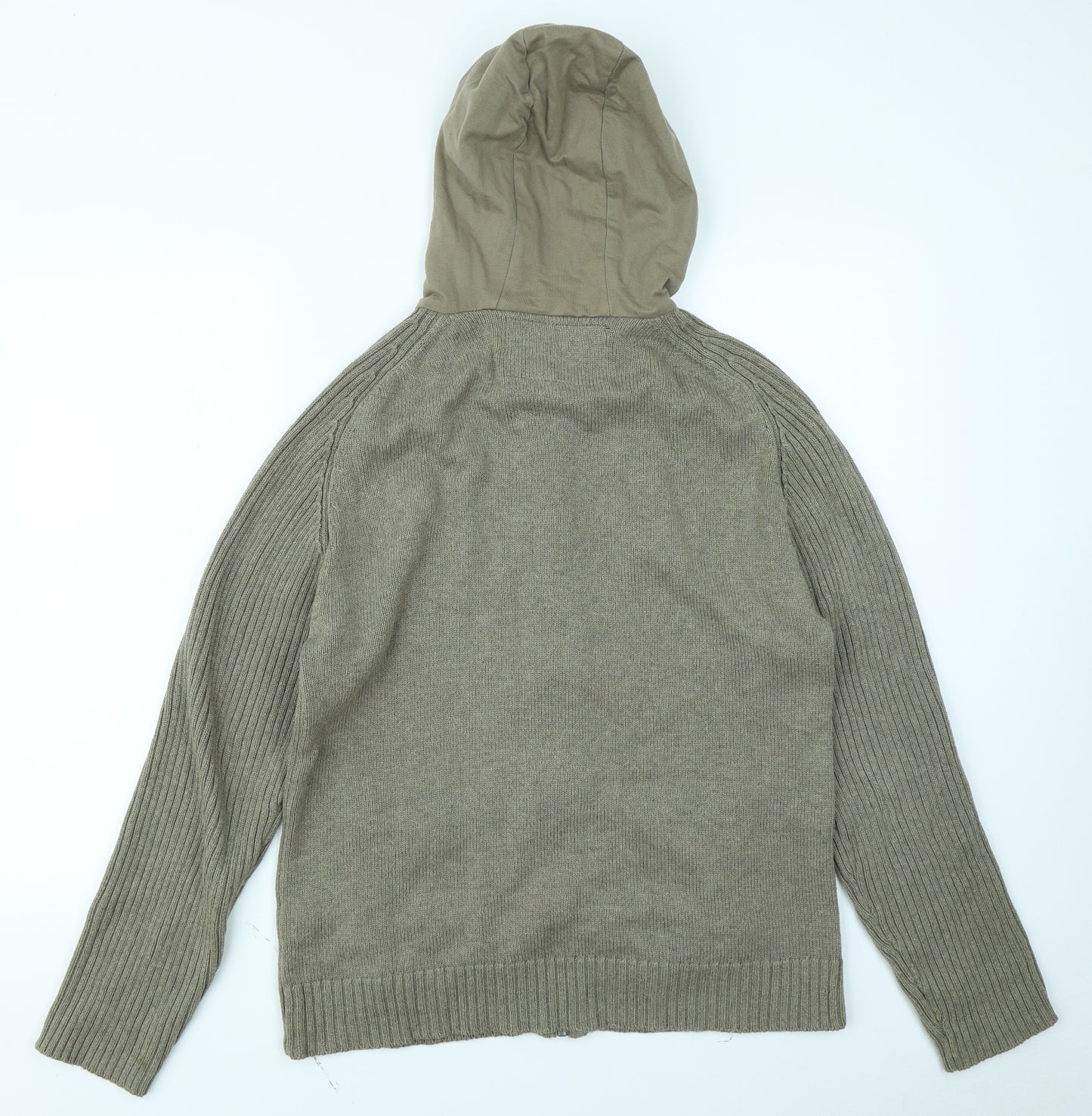 F&F Mens Green   Cardigan Jumper Size M