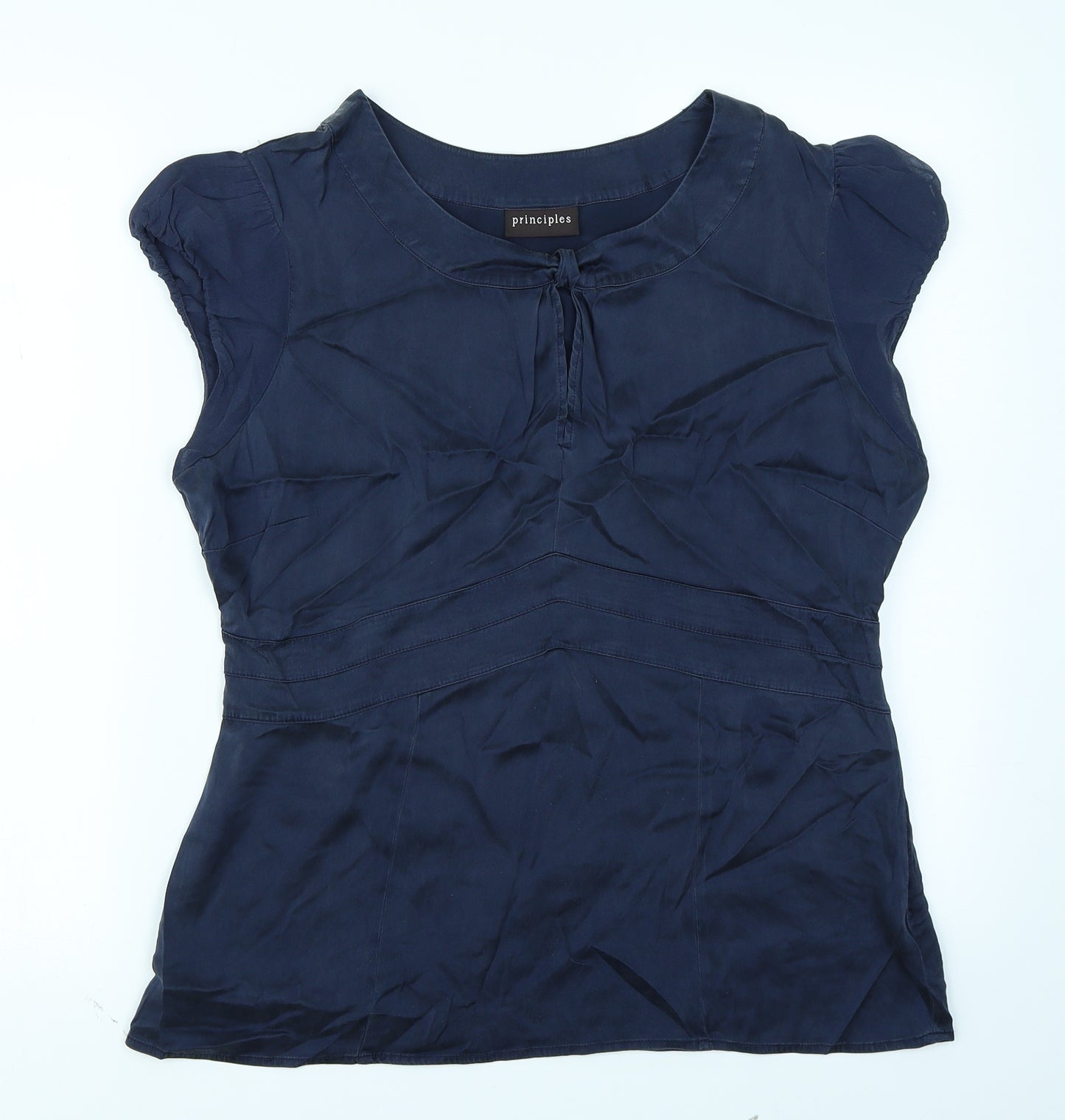Principles Womens Blue   Basic Blouse Size 16