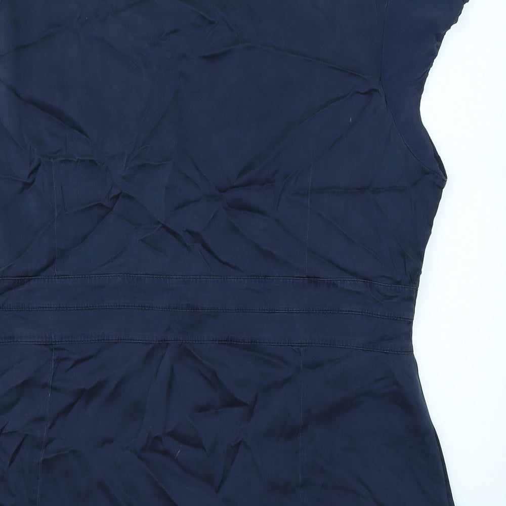 Principles Womens Blue   Basic Blouse Size 16