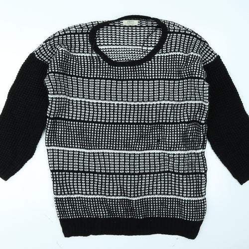Papaya Womens Black   Pullover Jumper Size 14
