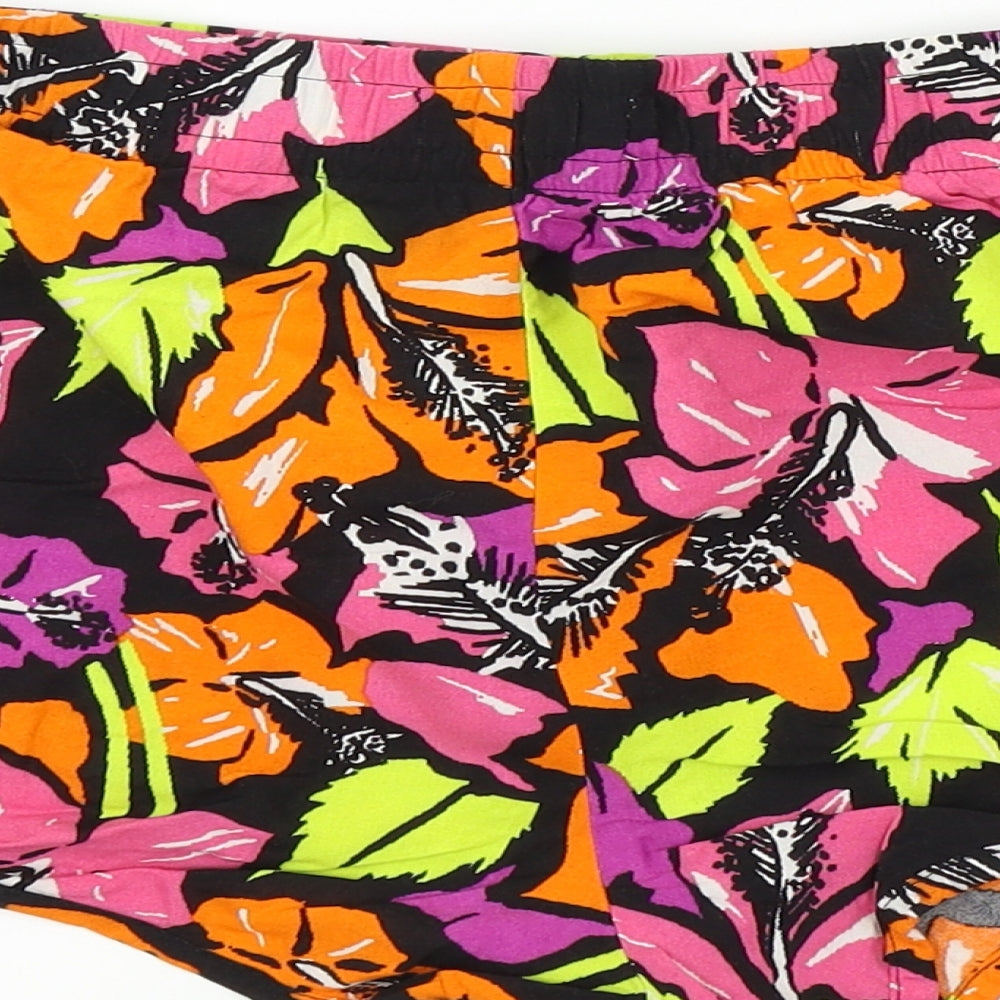 Papaya Womens Multicoloured Geometric  Bermuda Shorts Size 14