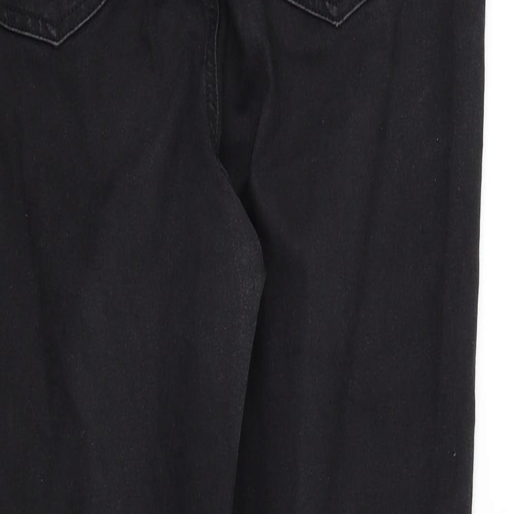 M&S Womens Black   Jegging Trousers Size 14 L27 in