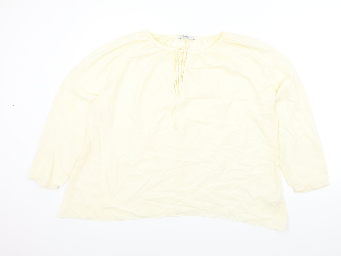 George Womens Beige   Basic Blouse Size 16