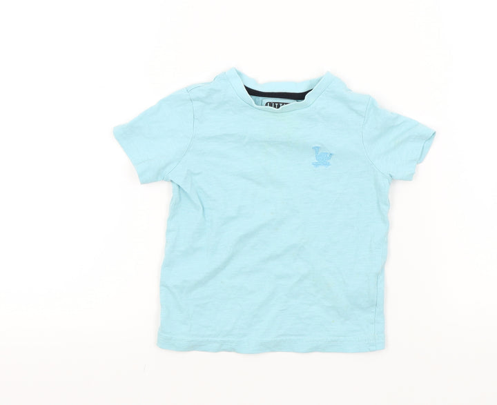 TU Baby Black Colourblock  Basic T-Shirt Size 6-9 Months