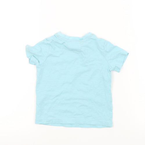 TU Baby Black Colourblock  Basic T-Shirt Size 6-9 Months