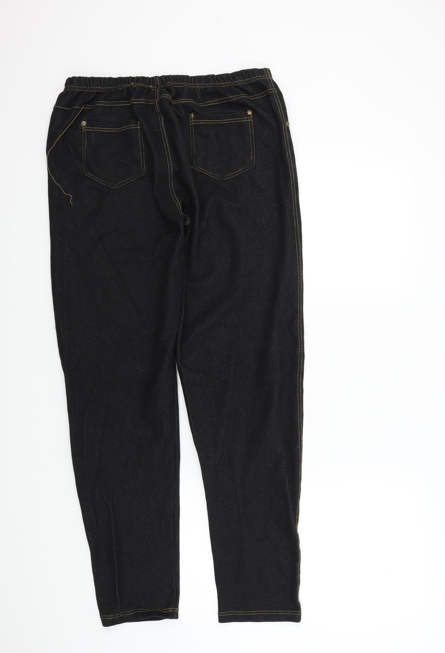 Fury Collection Womens Black Colourblock  Jegging Leggings Size 24 in L30 in