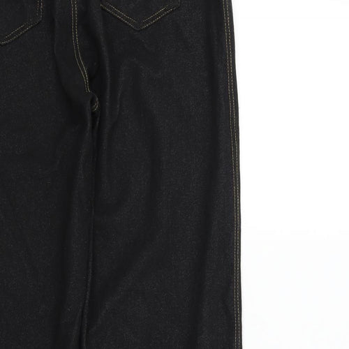 Fury Collection Womens Black Colourblock  Jegging Leggings Size 24 in L30 in