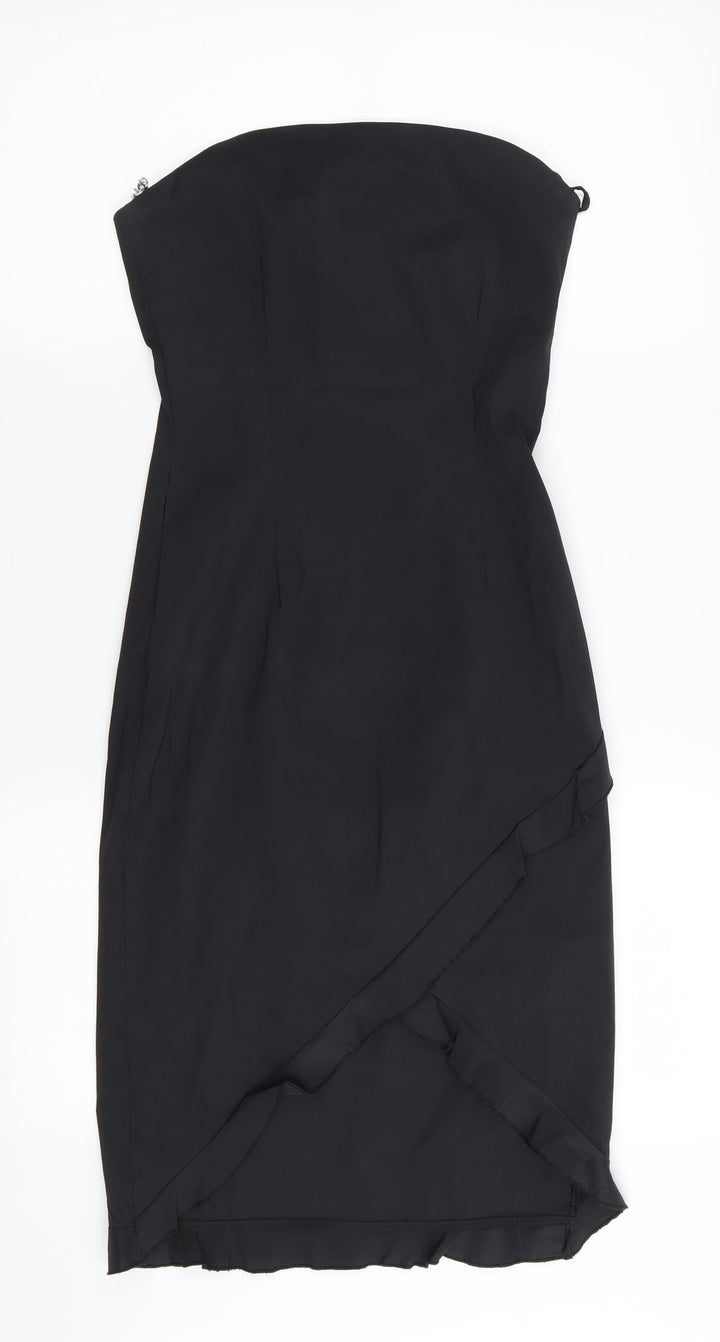 Closet Womens Black Pencil Dress Size 10