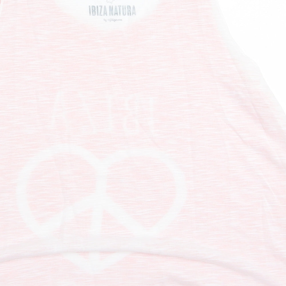eightyseven ibiza Womens Pink   Basic Tank Size M