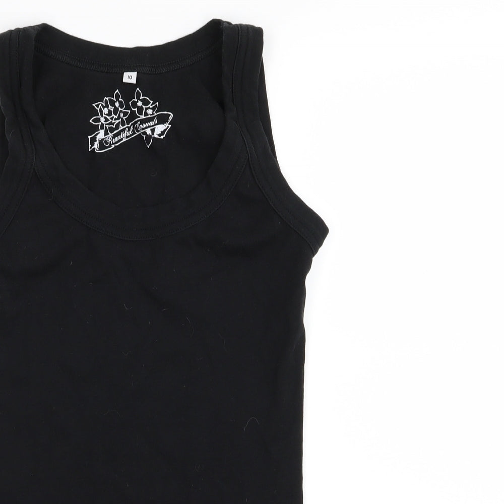 beautiful casuals Womens Black   Basic Tank Size 10