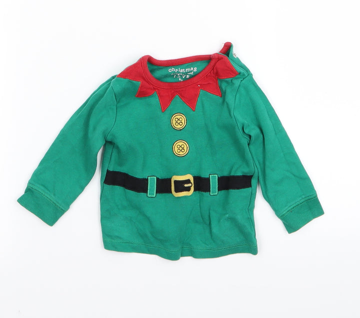 F&F Boys Grey Basic T-Shirt Size 3-6 Months - christmas