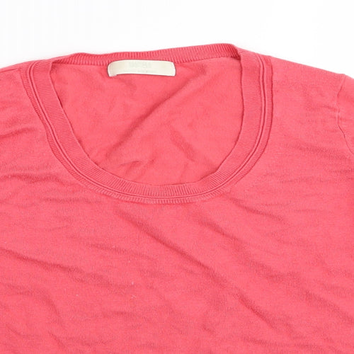 M&S Womens Pink   Pullover Jumper Size 14