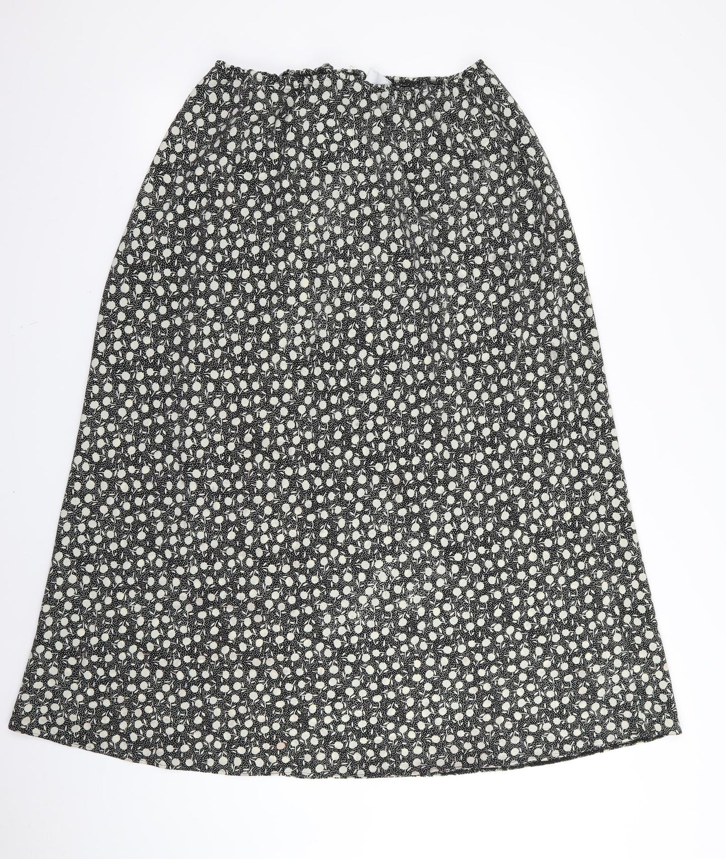 LOVE YOURS Womens Black Floral  Flare Skirt Size 22  - Stretch waistband