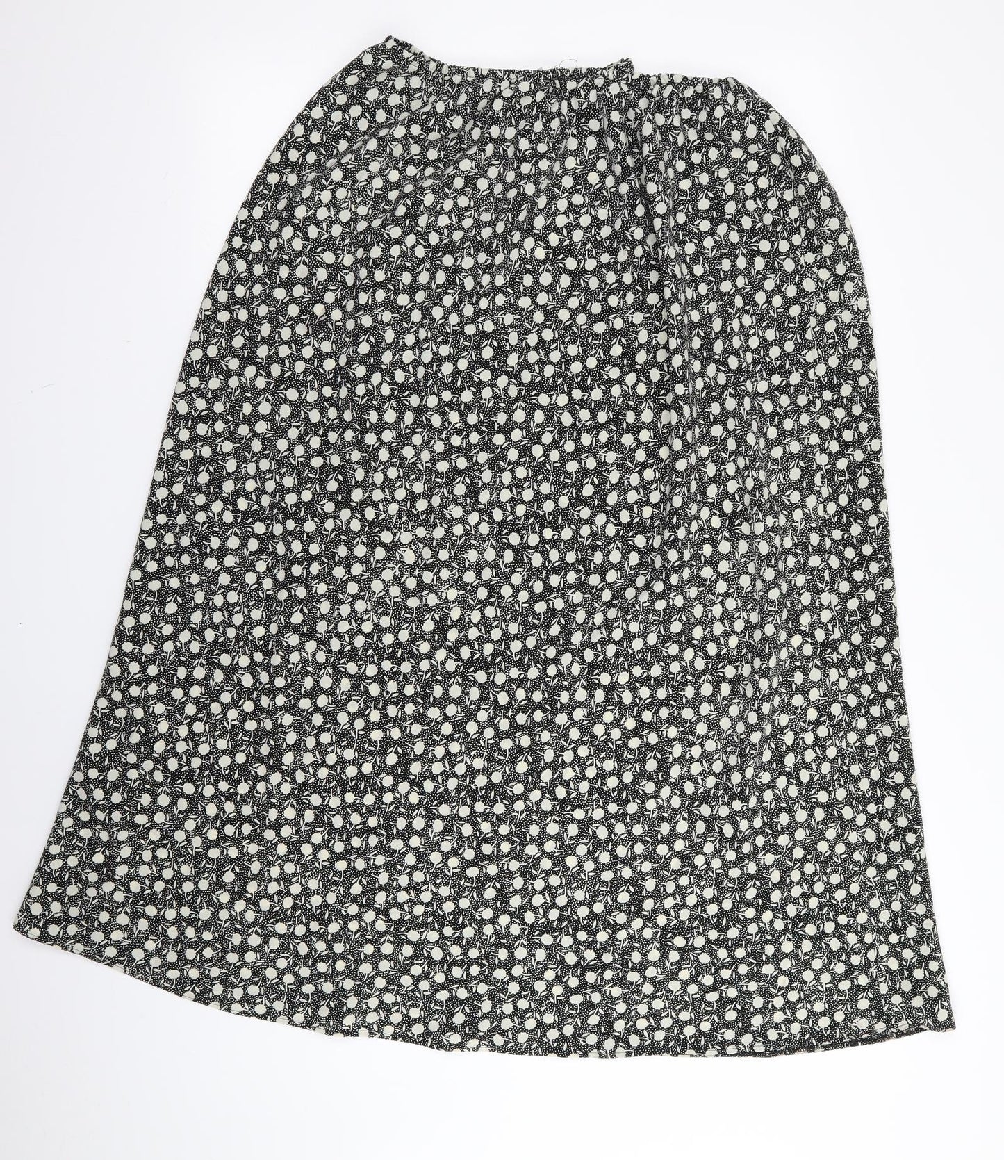LOVE YOURS Womens Black Floral  Flare Skirt Size 22  - Stretch waistband