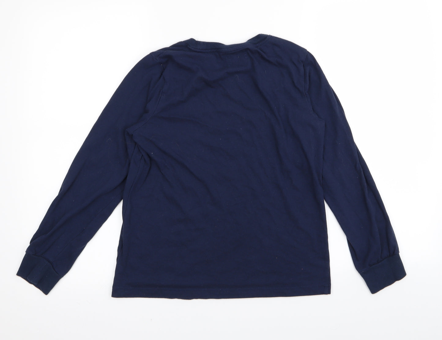 Matalan Womens Blue Solid  Top Pyjama Top Size 6  - size 6-8
