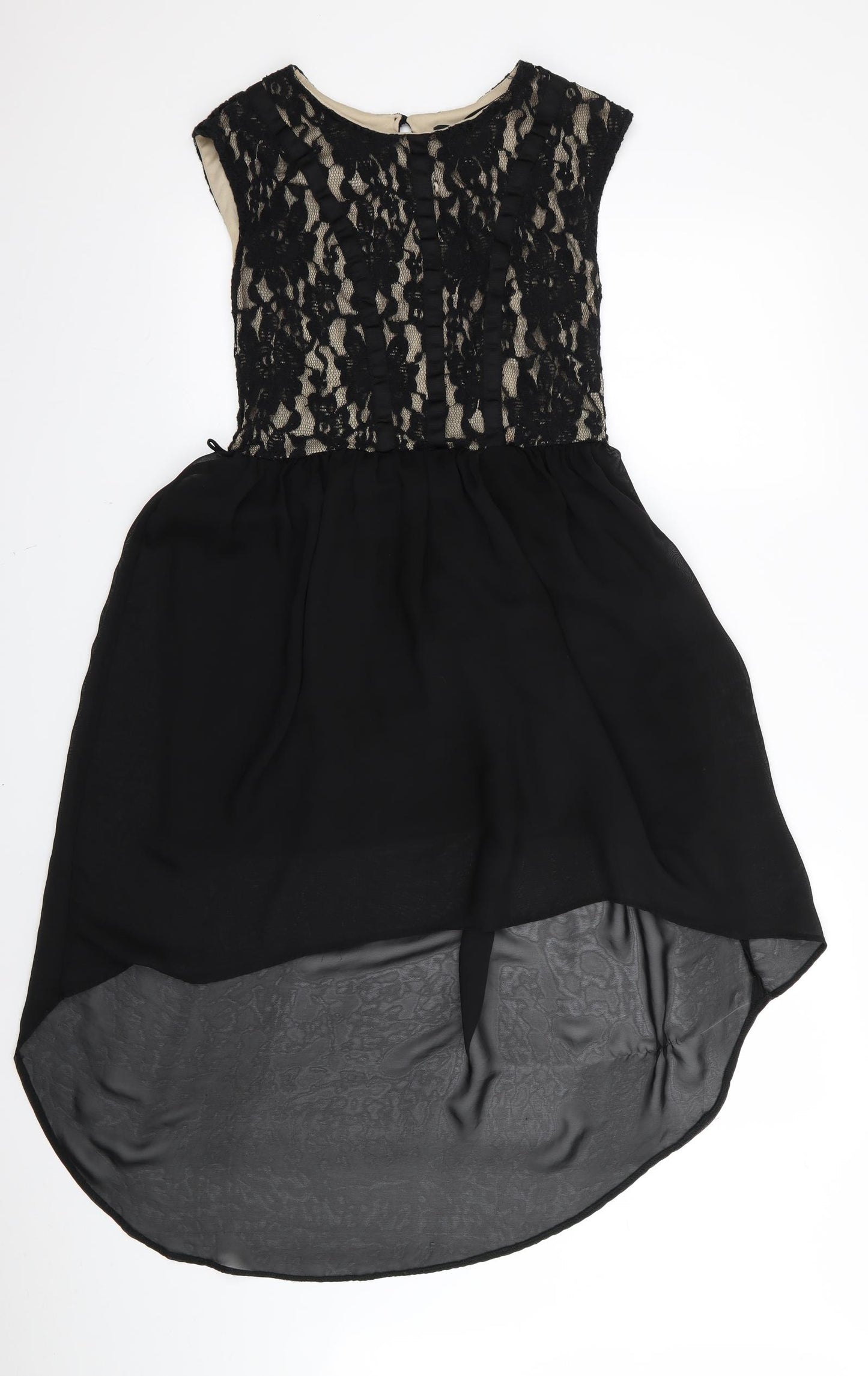 Primark Womens Black Floral  Fit & Flare  Size 12