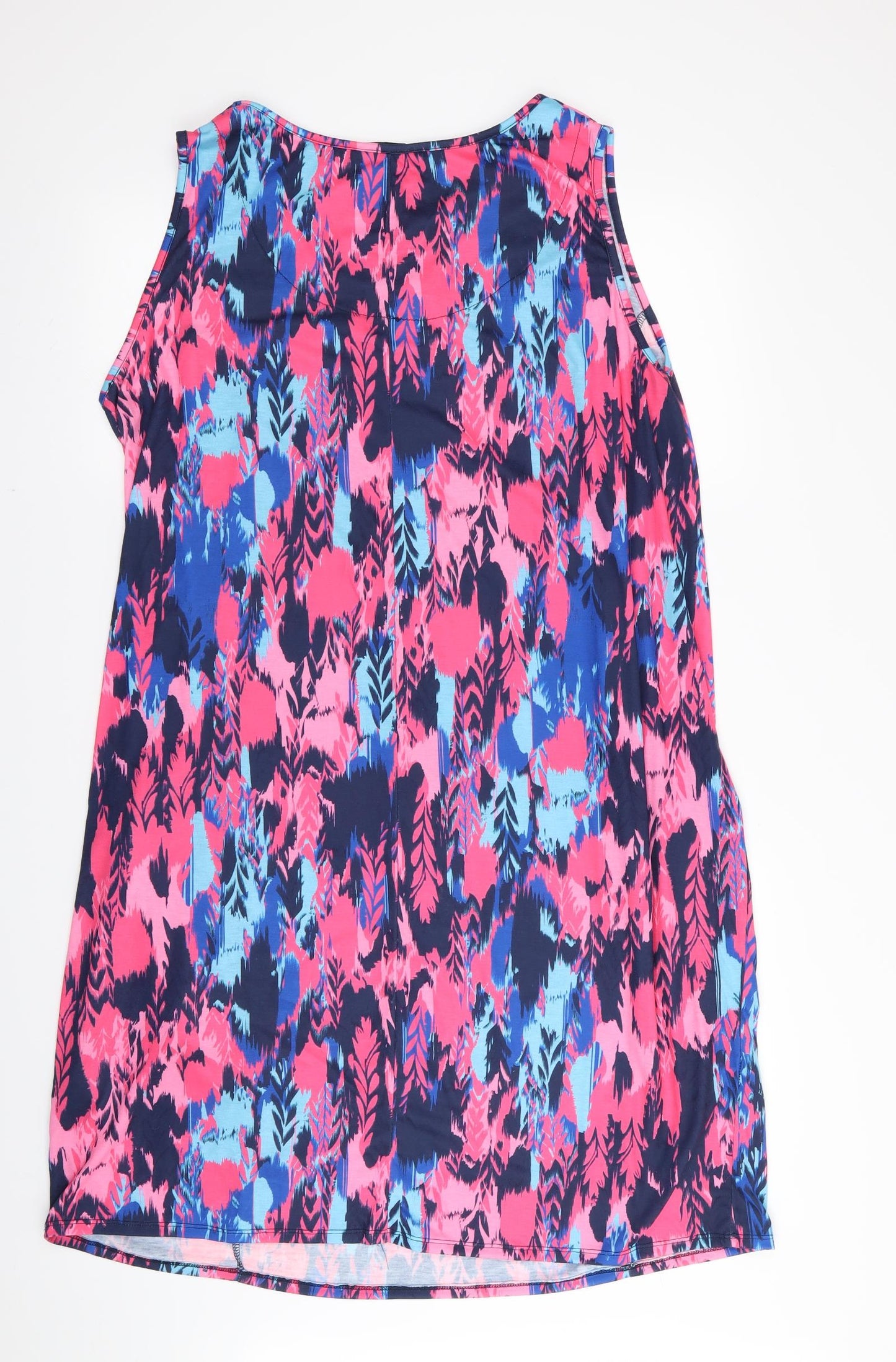 Roman Womens Multicoloured Geometric  T-Shirt Dress  Size 22  - size 22-24