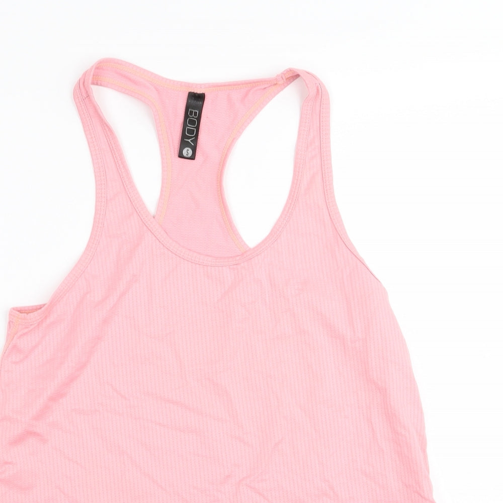 body Womens Pink   Basic Tank Size S