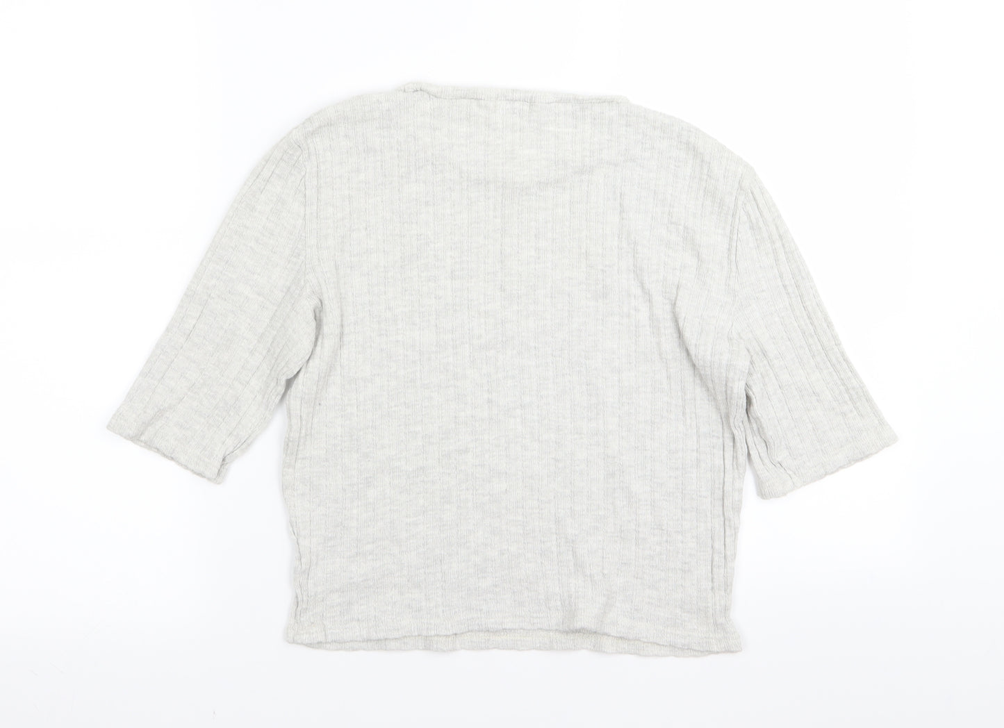 River Island Womens Grey   Basic T-Shirt Size 14