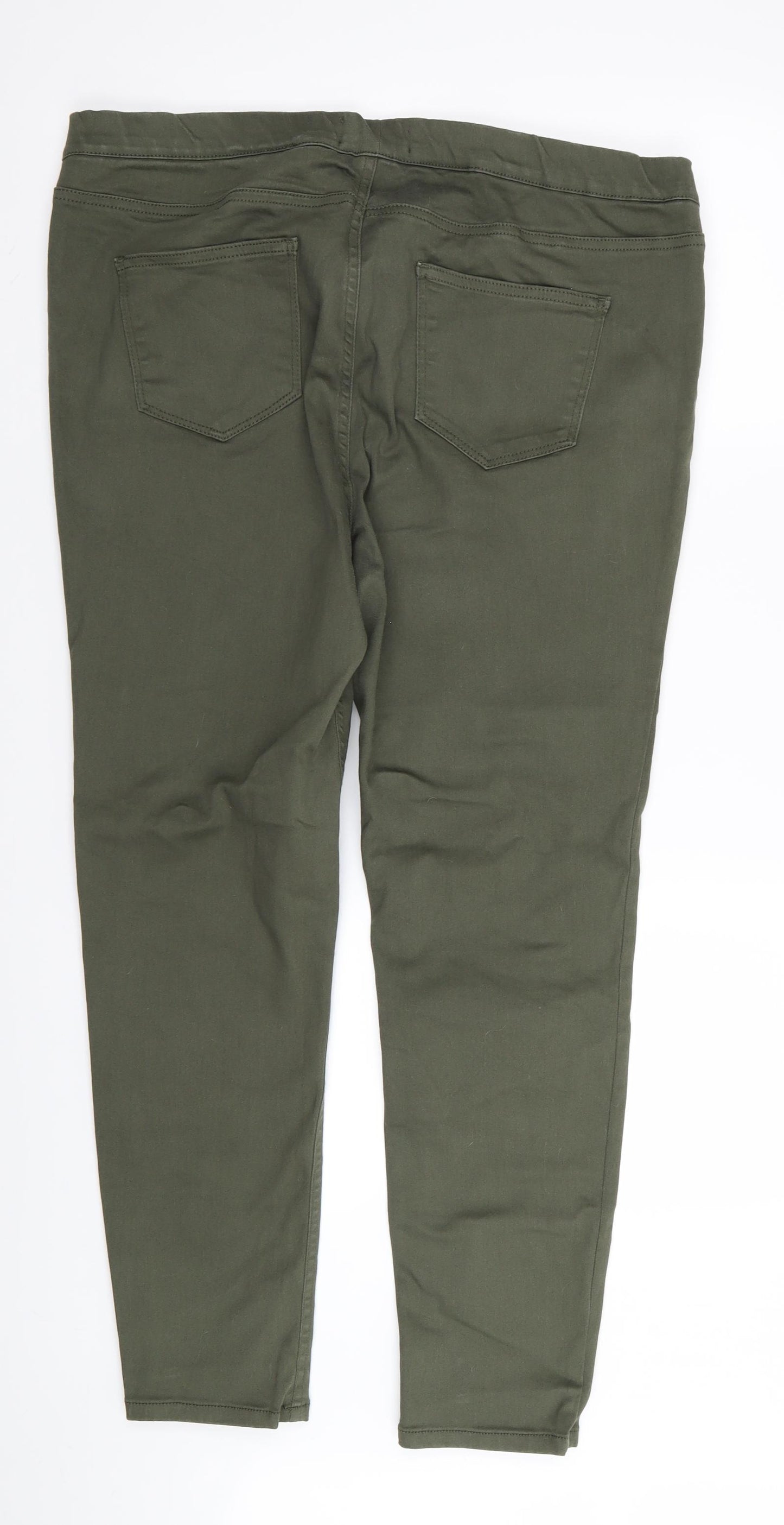 New Look Womens Green   Jegging Leggings Size 18 L27 in - Stretch waistband