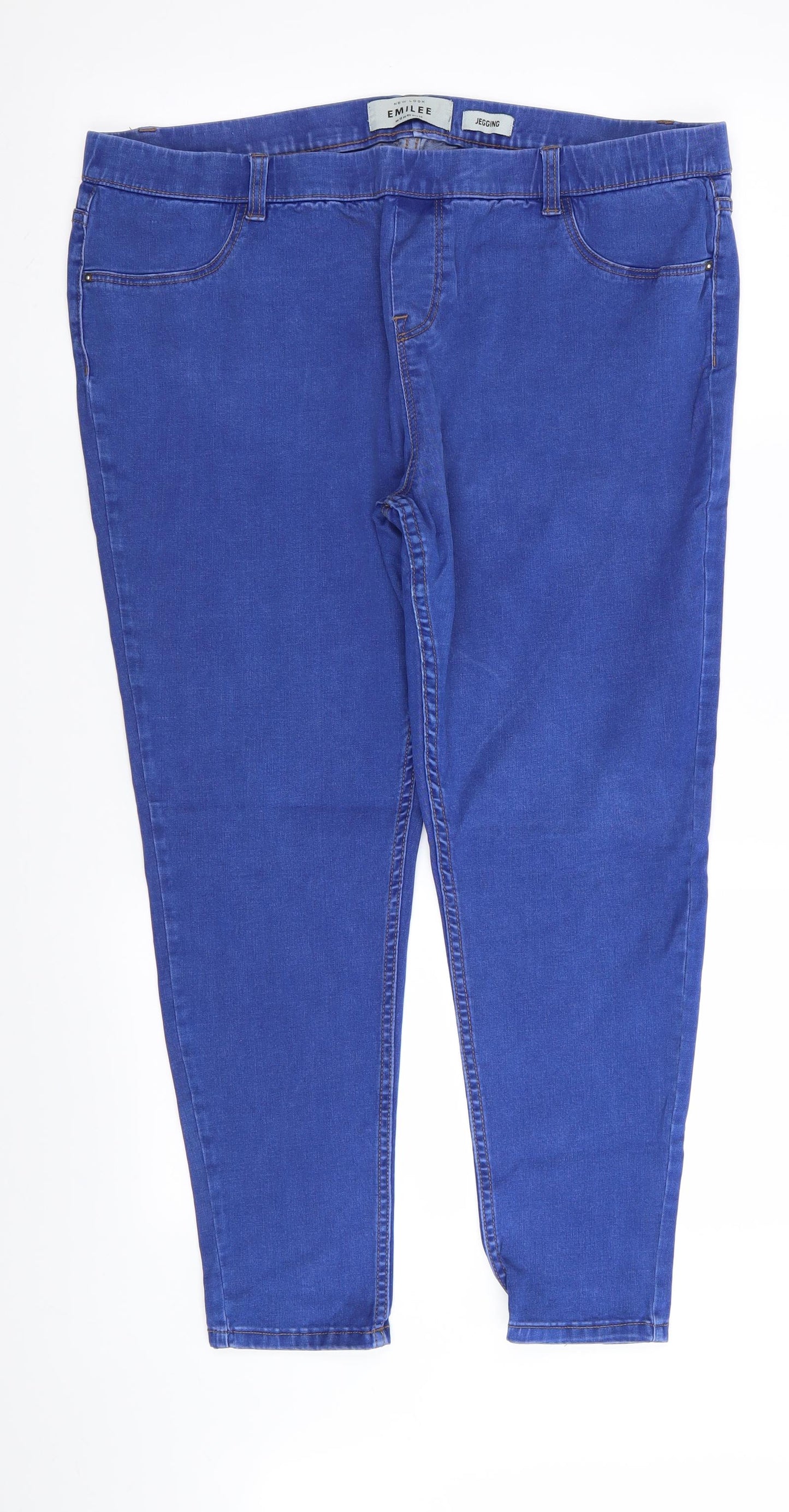 New Look Womens Blue   Jegging Leggings Size 18 L26 in - Stretch waistband
