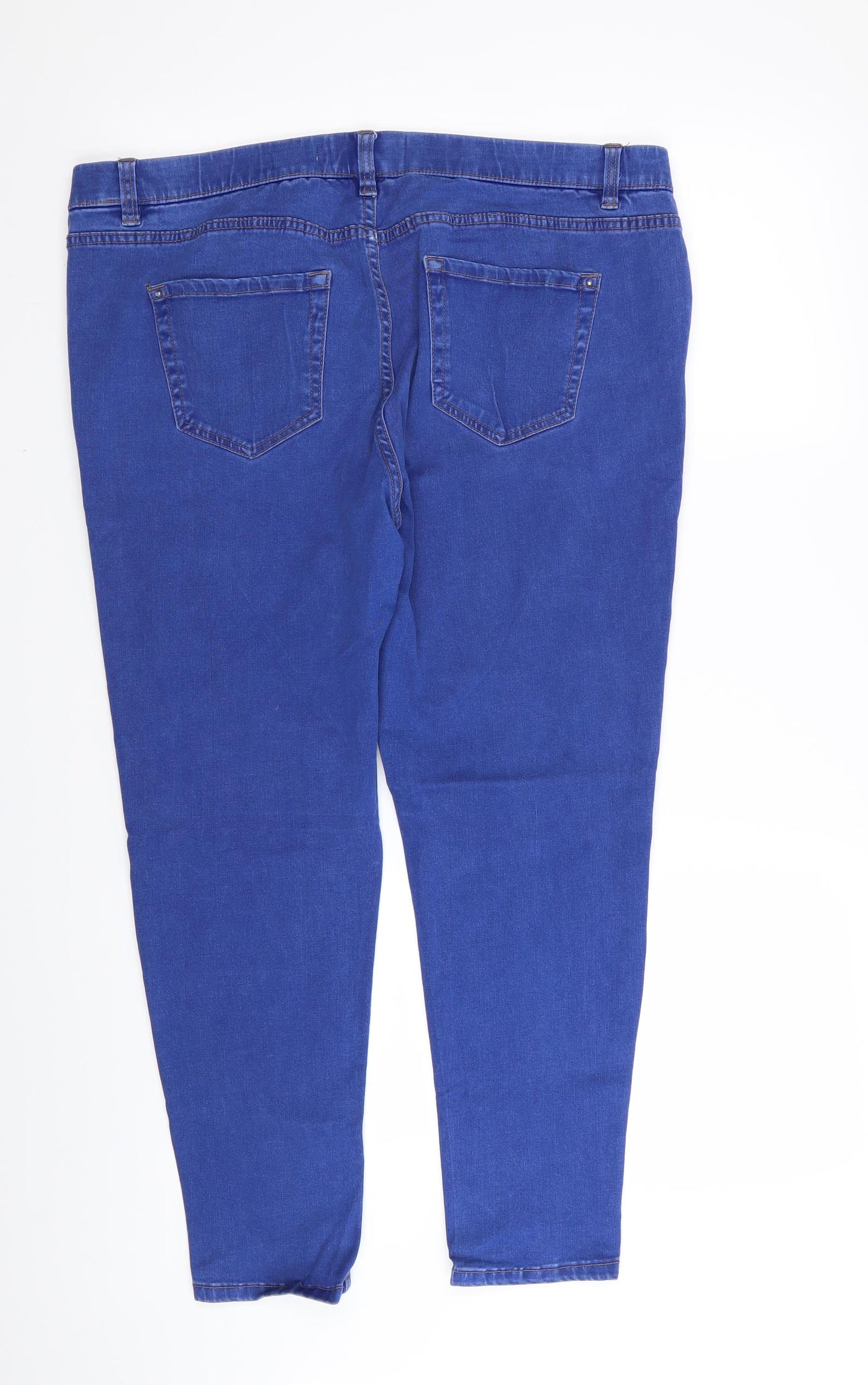 New Look Womens Blue   Jegging Leggings Size 18 L26 in - Stretch waistband