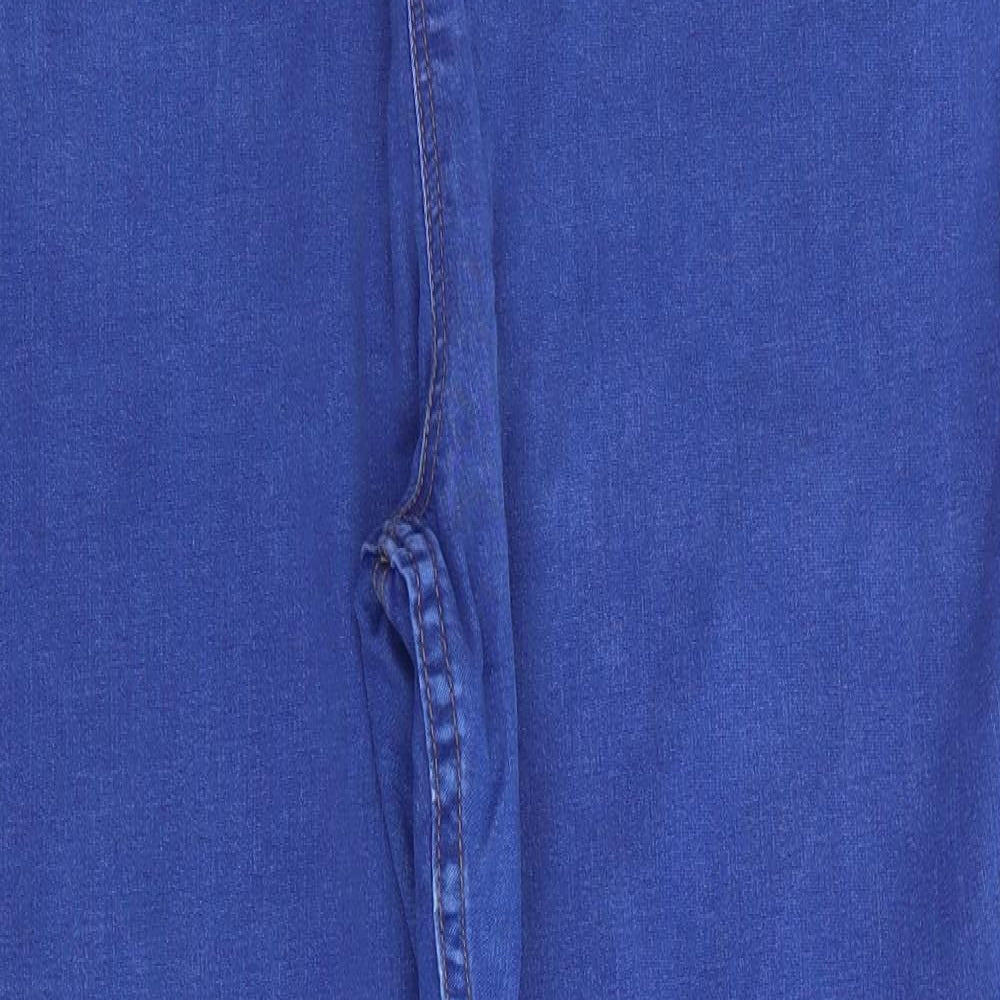 New Look Womens Blue   Jegging Leggings Size 18 L26 in - Stretch waistband