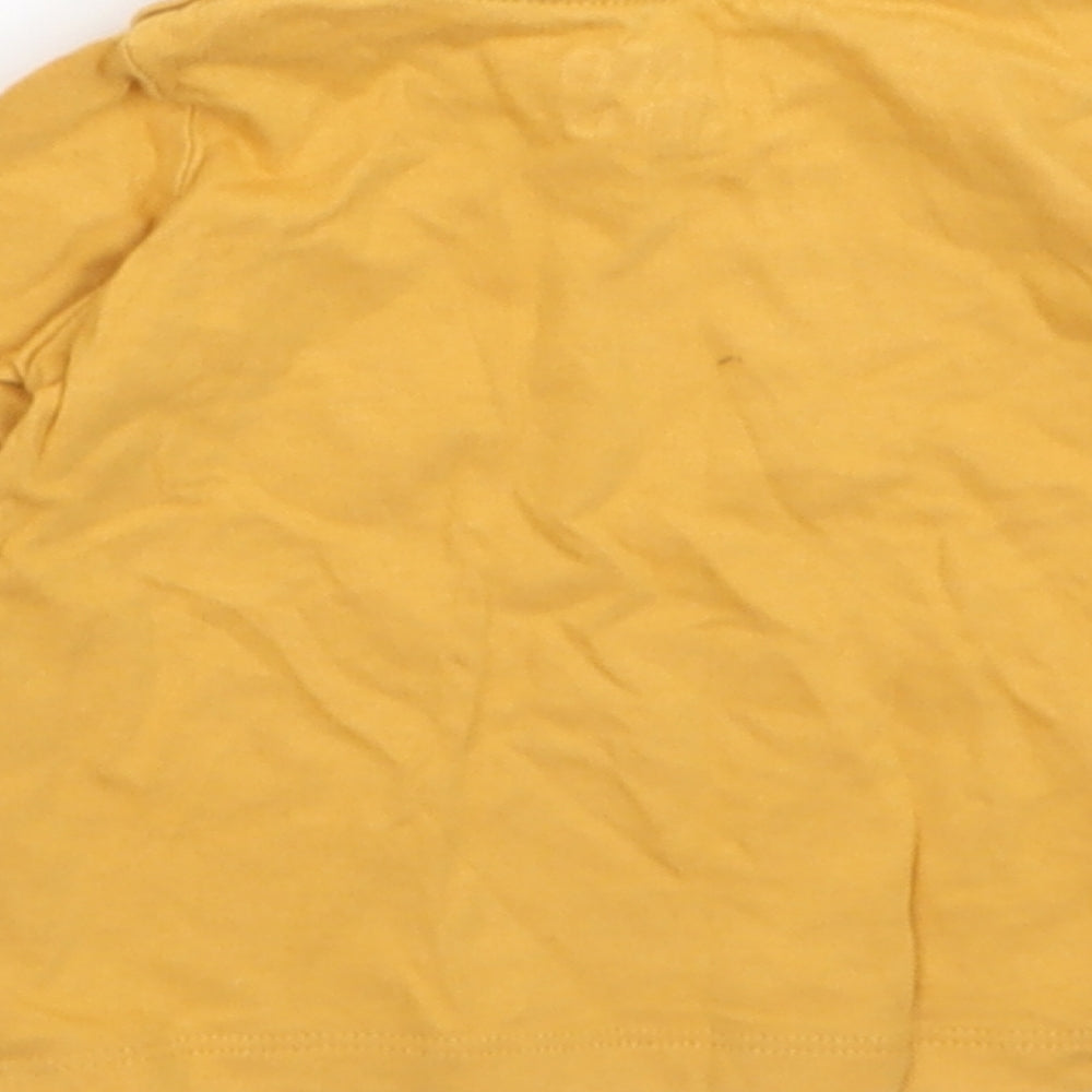 F&F Boys Yellow   Basic T-Shirt Size 0-3 Months