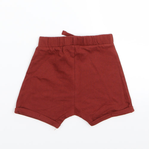 Asda George Boys Brown   Capri Trousers Size 9-12 Months  - SHORTS