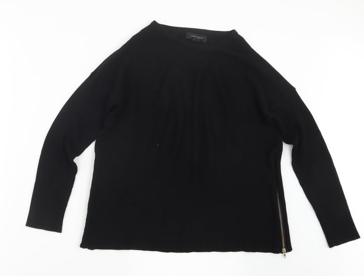 Atmosphere Womens Black  Knit Pullover Jumper Size 10
