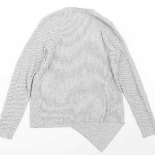 TU Womens Grey  Knit Pullover Jumper Size 12