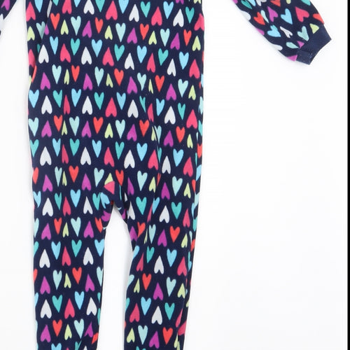 Carter's Girls Blue Geometric  Top One Piece Size 2 Years