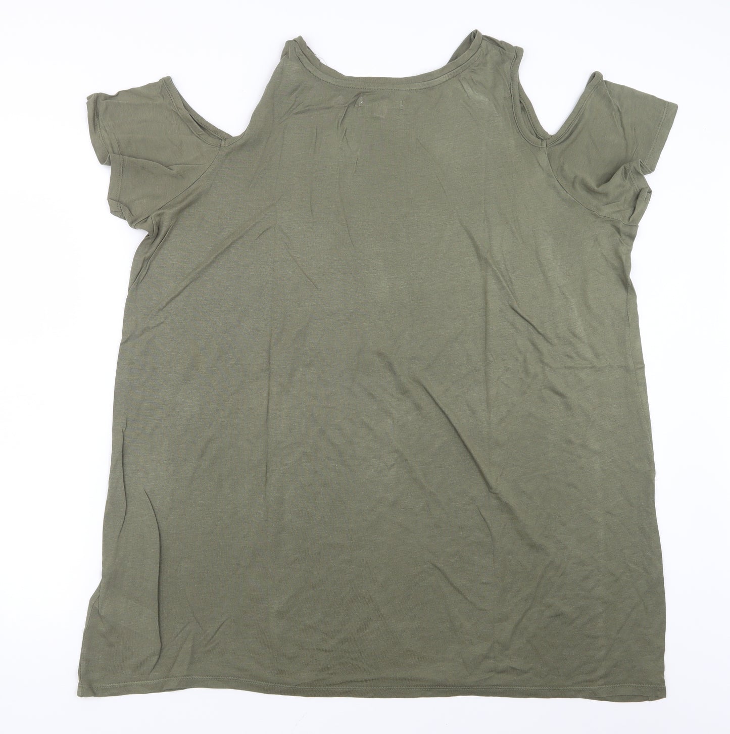 Capsule Womens Green   Basic T-Shirt Size 22