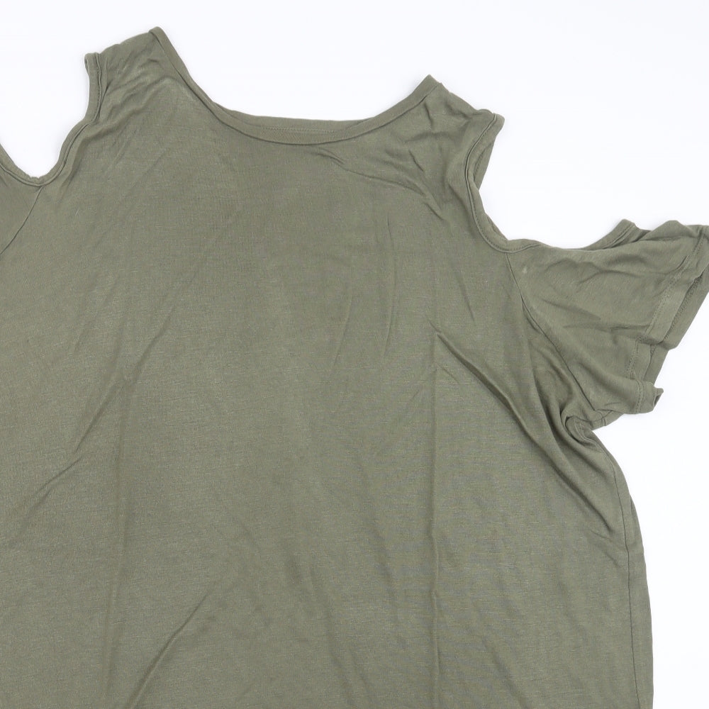 Capsule Womens Green   Basic T-Shirt Size 22