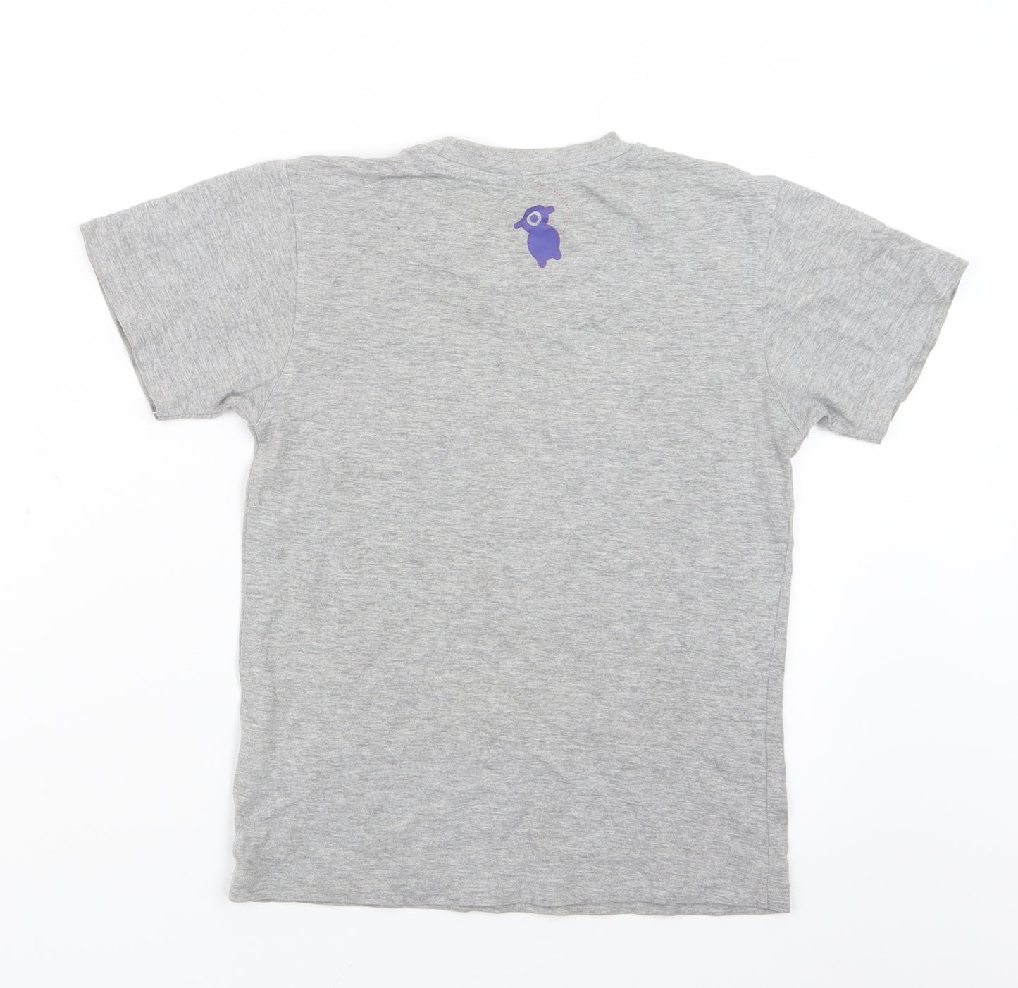 Mountain Life Boys Grey   Basic T-Shirt Size 7-8 Years