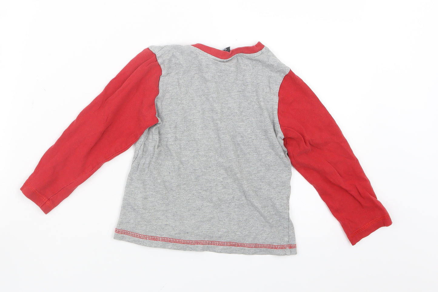 George Boys Red   Basic T-Shirt Size 3-4 Years  - Mickey Mouse