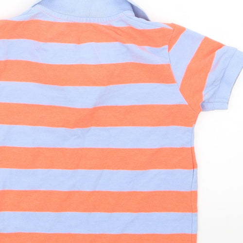NEXT Boys Orange Striped  Basic Polo Size 3-4 Years