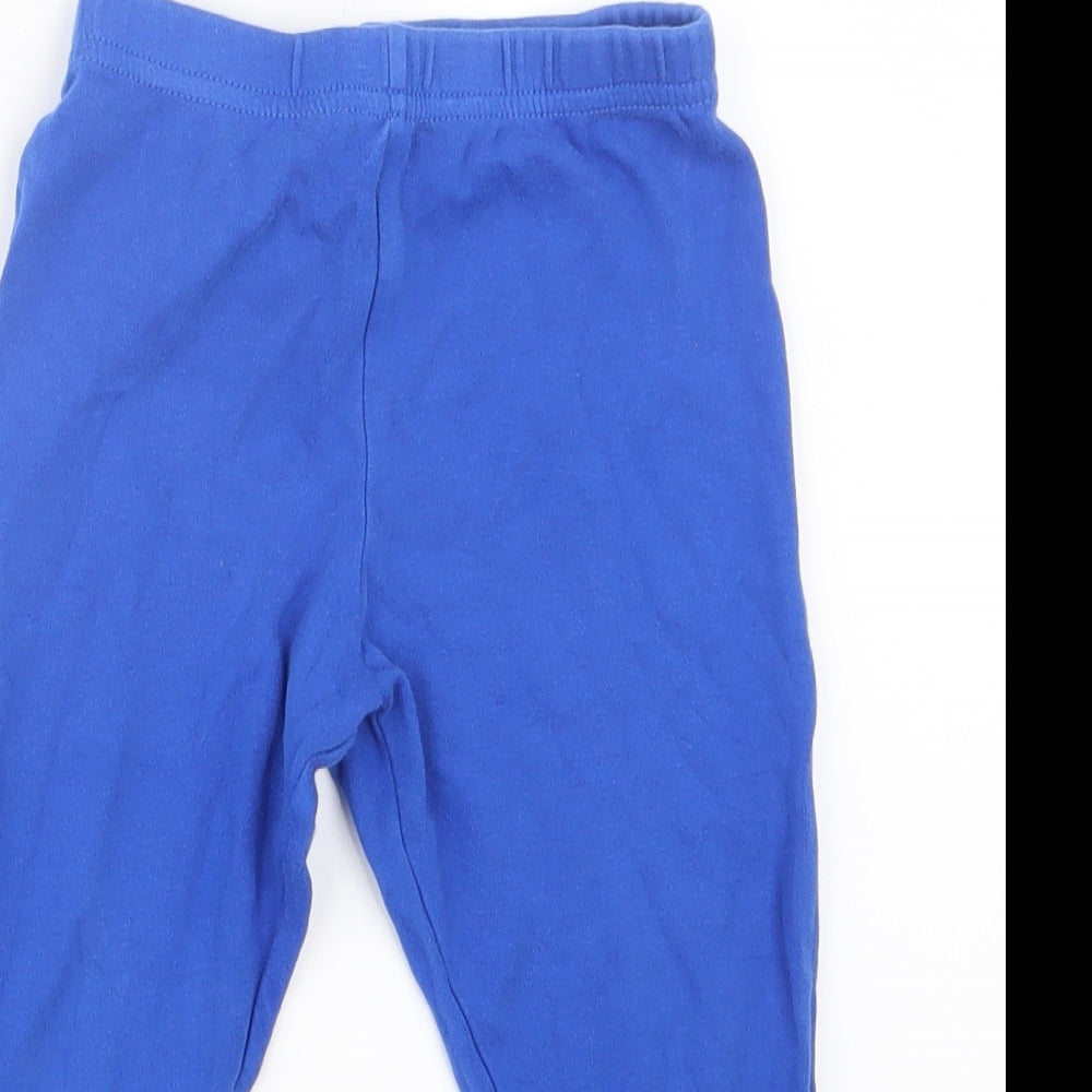 George Boys Blue Geometric   Pyjama Pants Size 2-3 Years  - Postman Pat