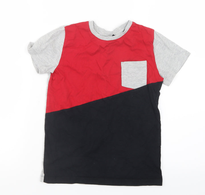 NEXT Boys Black Basic T-Shirt Size 8 Years
