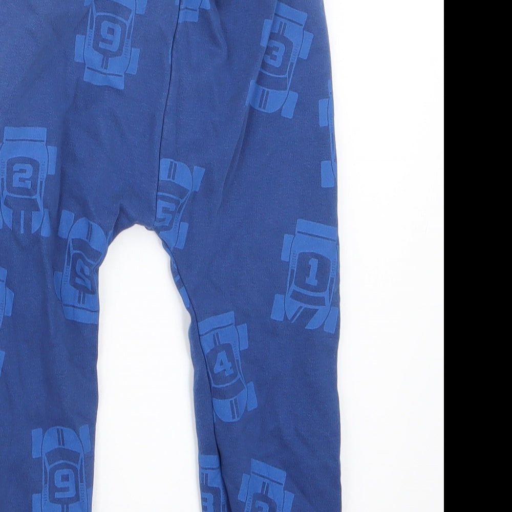 NEXT Boys Blue Geometric  Jogger Trousers Size 2-3 Years