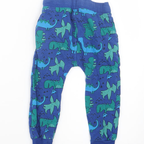NEXT Boys Blue Geometric   Pyjama Pants Size 2-3 Years  - Dinosaurs