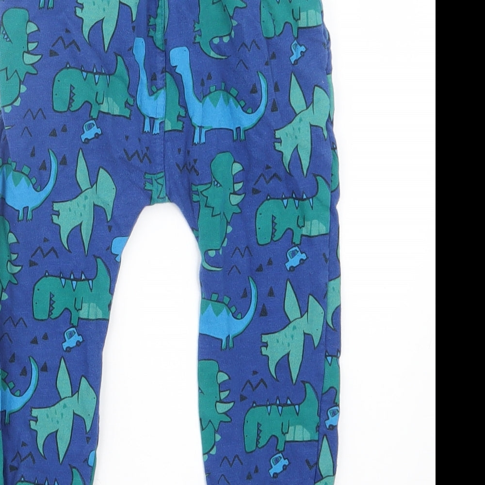 NEXT Boys Blue Geometric   Pyjama Pants Size 2-3 Years  - Dinosaurs