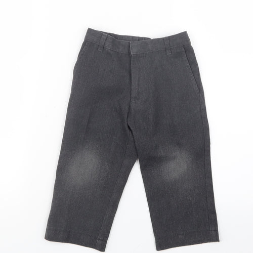 George Boys Grey   Cargo Trousers Size 3-4 Years