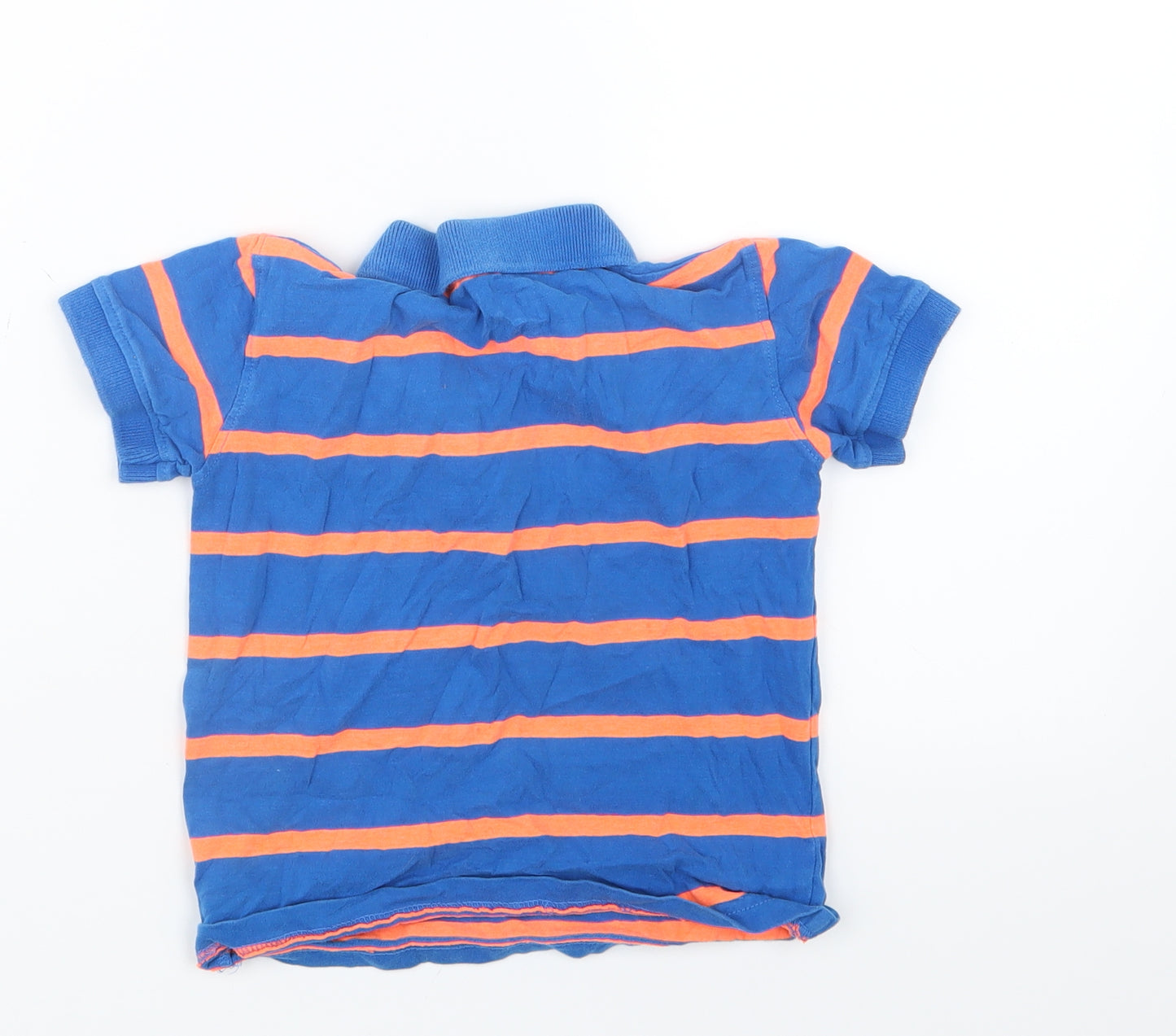 NEXT Boys Blue Striped  Basic Polo Size 2-3 Years