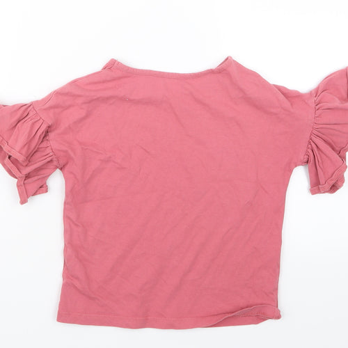 Outfit Girls Pink   Basic T-Shirt Size 6 Years